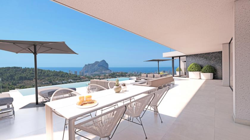 Project - Modern villa with panoramic views in Calpe