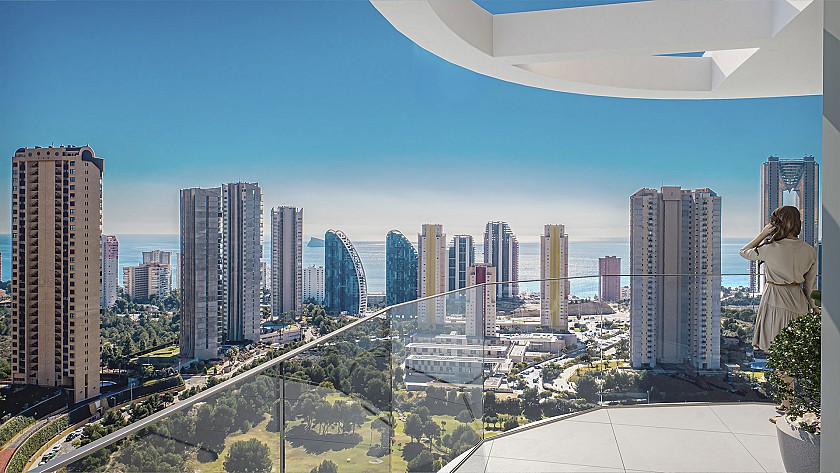 3 bedroom Apartments - solarium in Benidorm in Vidando Estates