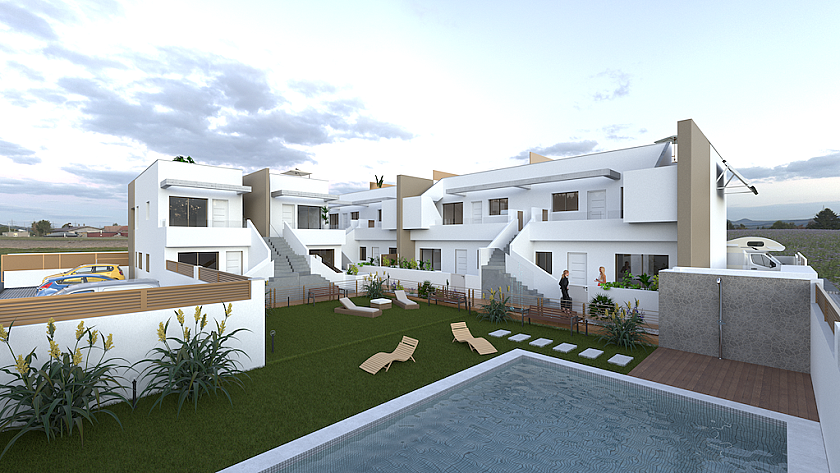 2 bedroom Apartment with garden in Pilar de la Horadada in Vidando Estates