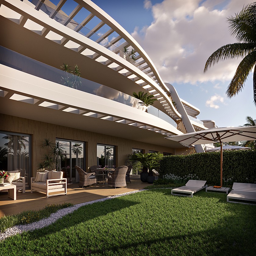 2 bedroom Apartment with garden in Finestrat in Vidando Estates