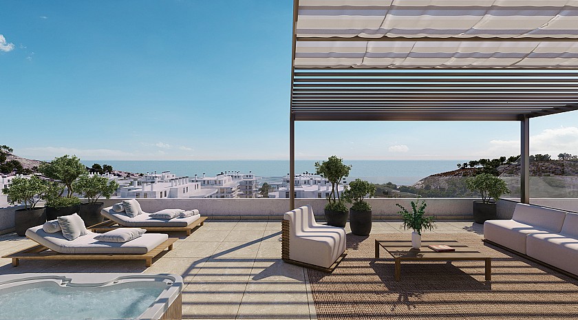 3 bedroom Apartments - solarium in Villajoyosa in Vidando Estates