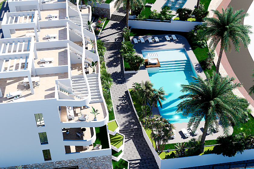 2 bedroom Apartments - solarium in Finestrat in Vidando Estates
