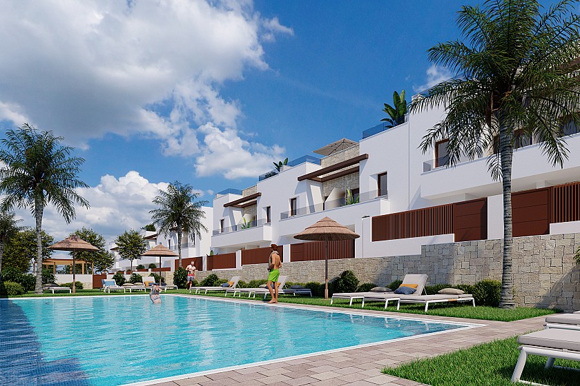 3 bedroom Terraced villa in Vistabella Golf in Vidando Estates