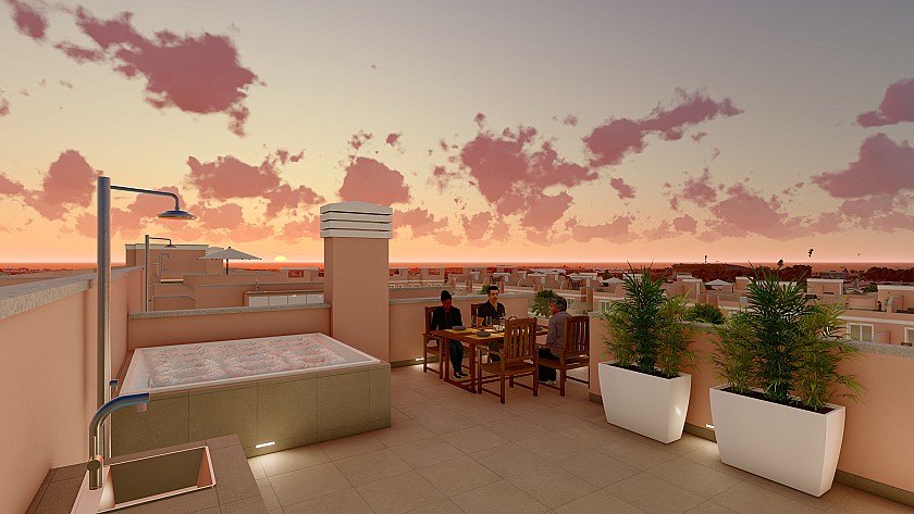 3 bedroom Apartments - solarium in Pilar de la Horadada in Vidando Estates