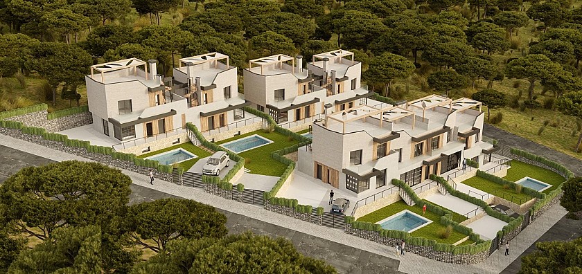 3 bedroom Villa in Polop in Vidando Estates