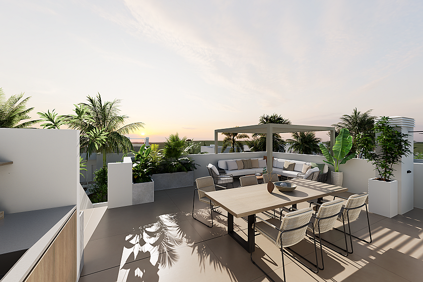 3 bedroom Apartments - solarium in Los Alcazares in Vidando Estates