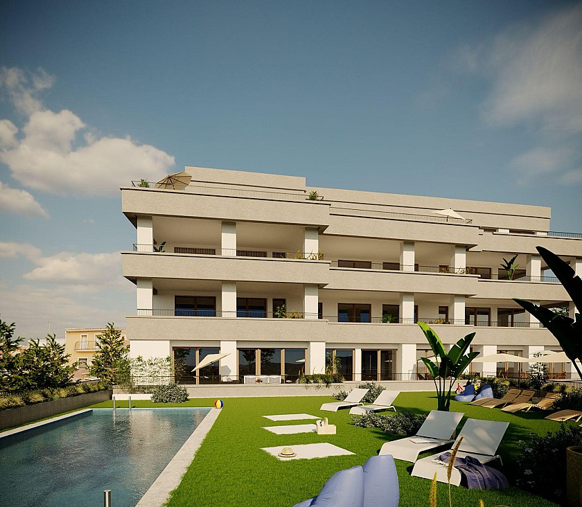 2 bedroom Apartment with terrace in Hondon de las Nieves in Vidando Estates