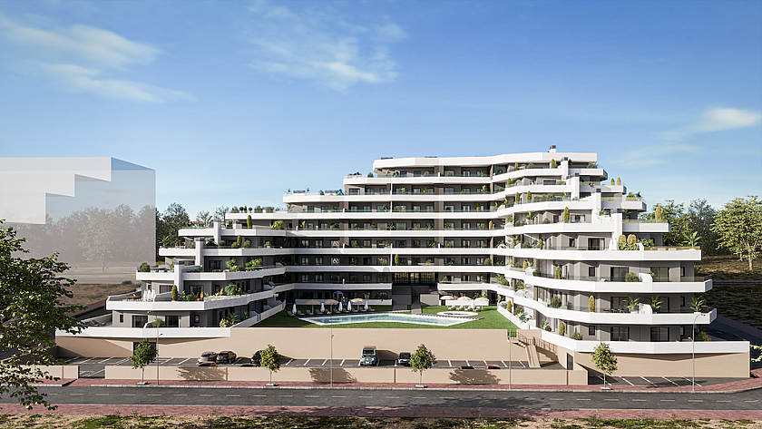 3 slaapkamer Appartement met terras in San Miguel de Salinas in Vidando Estates