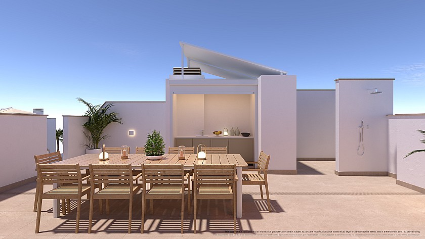 2 bedroom Apartments - solarium in Torre de la Horadada in Vidando Estates