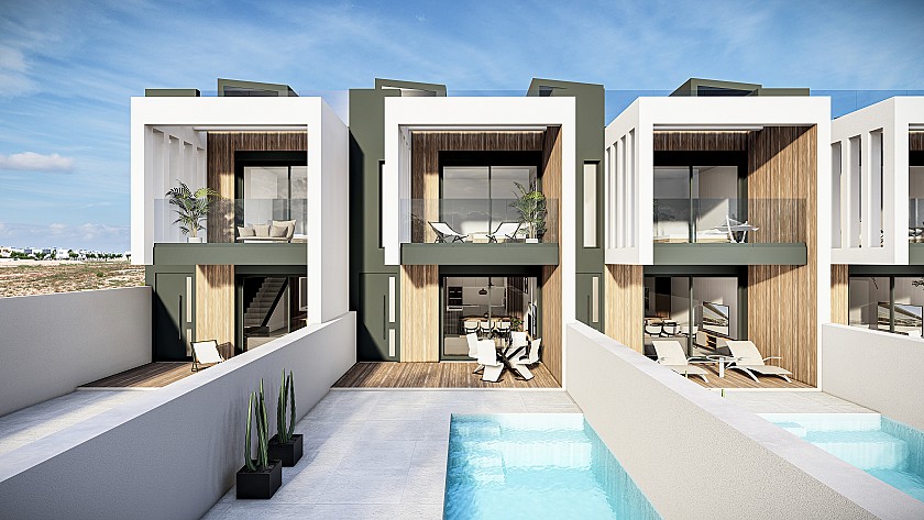 3 slaapkamer Geschakelde woningen in Pilar de la Horadada in Vidando Estates