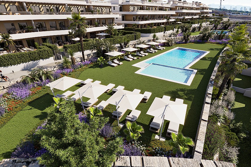 2 bedroom Apartment with terrace in Finestrat in Vidando Estates