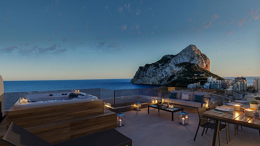 3 bedroom Apartments - solarium in Calpe in Vidando Estates