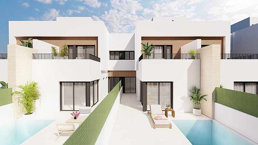 3 bedroom Terraced villa in Santiago de la Ribera in Vidando Estates