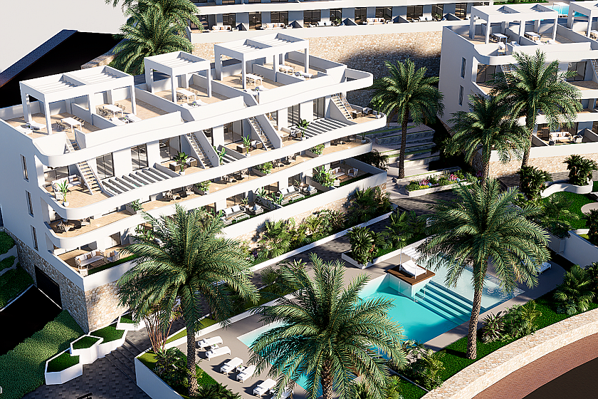 2 bedroom Apartment with garden in Finestrat in Vidando Estates