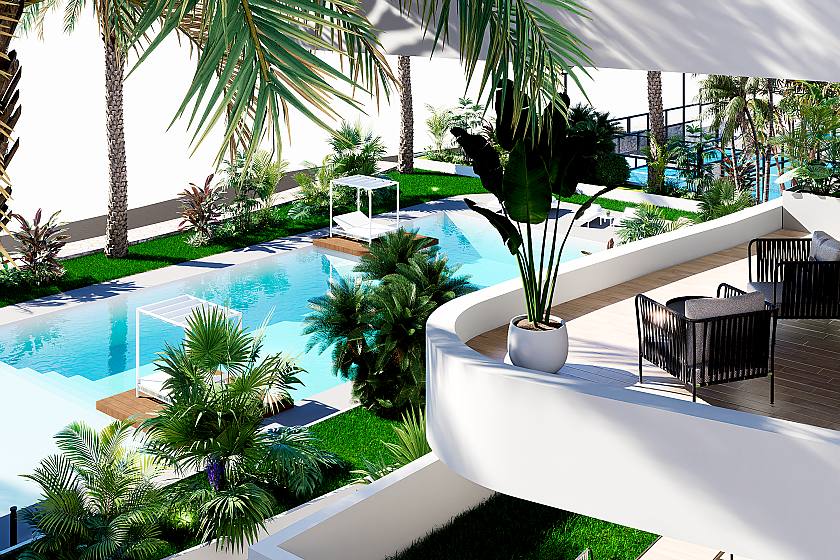 2 bedroom Apartment with terrace in Finestrat in Vidando Estates