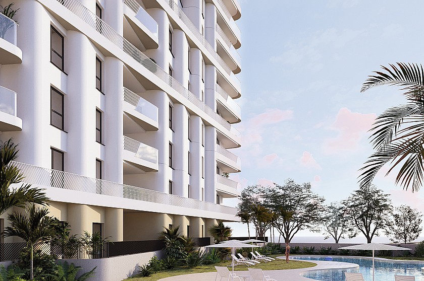 2 bedroom Apartment with terrace in Villajoyosa in Vidando Estates