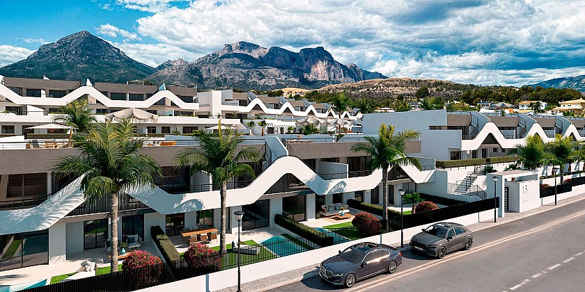 2 bedroom Apartment with garden in Alfaz Del Pi in Vidando Estates
