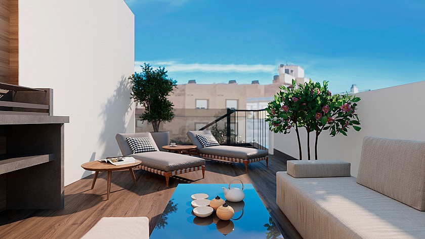 2 slaapkamer Appartement met dakterras in Torrevieja in Vidando Estates