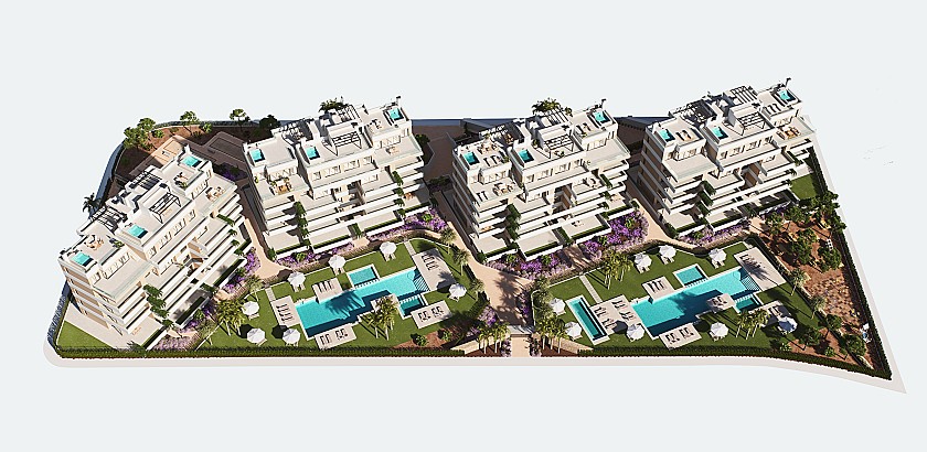 3 bedroom Apartment with terrace in Santa Rosalía Resort in Vidando Estates