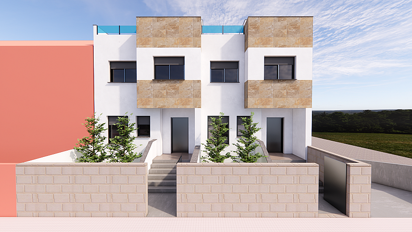 3 slaapkamer Geschakelde woningen in Bigastro in Vidando Estates
