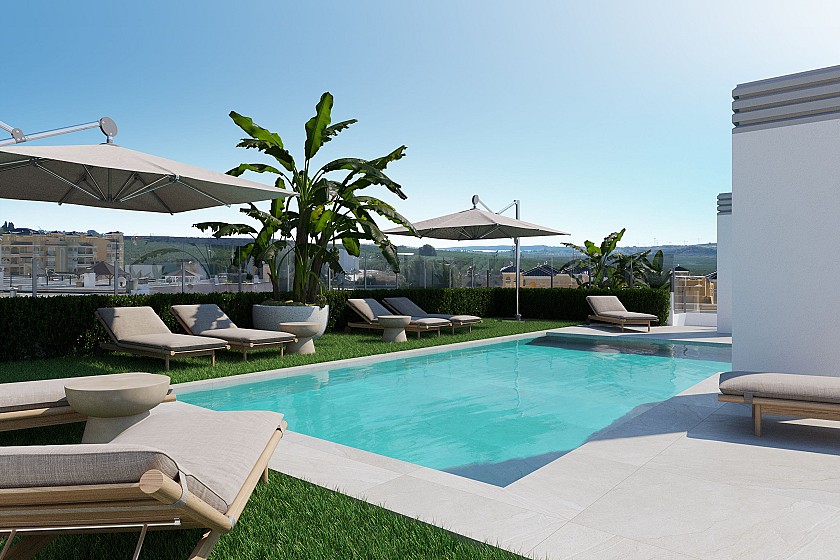 1 bedroom Apartments - solarium in Algorfa in Vidando Estates