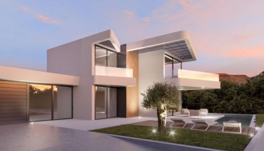 Nieuwbouw villa met zee- en bergzicht te koop Altea - Vidando Estates