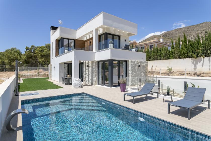 New build villas near Finestrat, Costa Blanca North, Spain in Vidando Estates