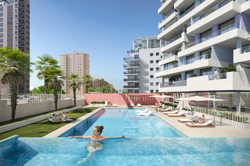 3 slaapkamer Appartement met terras in Calpe in Vidando Estates