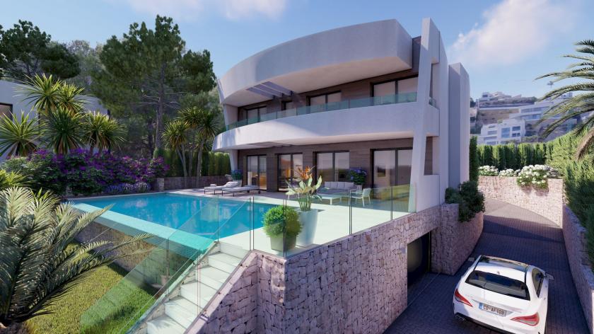 Luxe villa met uitzicht op zee in Moraira - Vidando Estates
