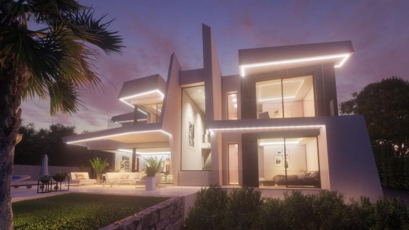 Project voor prachtige villa met panoramisch uitzicht op zee - Vidando Estates