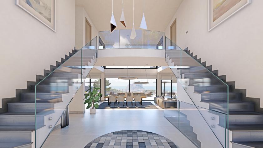 Project - Moderne villa met panoramisch uitzicht in Calpe - Vidando Estates