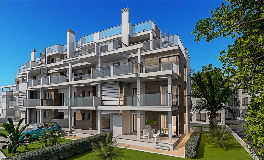 3 bedroom Apartments - solarium in Denia - Vidando Estates