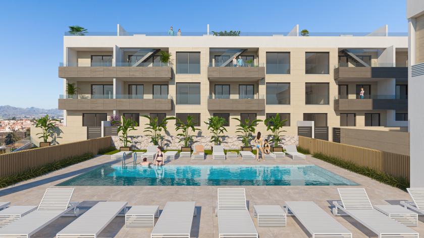 2 bedroom Apartment with terrace in Aguilas in Vidando Estates