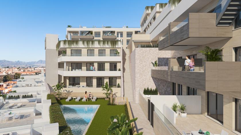 3 slaapkamer Appartement met terras in Aguilas - Vidando Estates