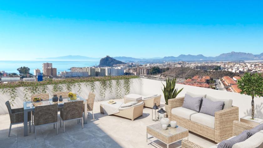 2 bedroom Apartments - solarium in Aguilas in Vidando Estates