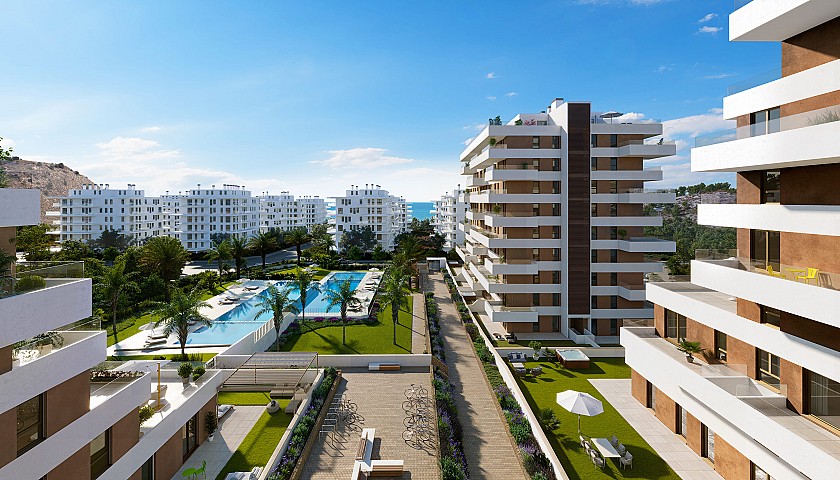 3 bedroom Apartment with terrace in Villajoyosa in Vidando Estates