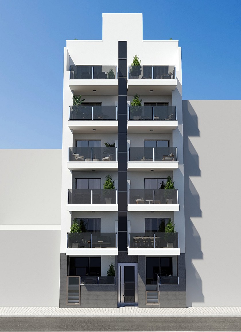3 slaapkamer Appartement met terras in Torrevieja in Vidando Estates