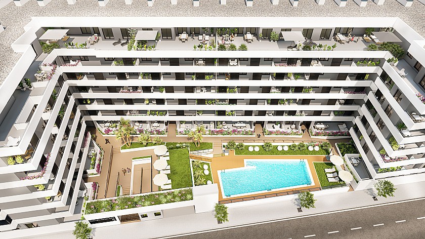 3 slaapkamer Appartement met terras in Aguilas - Vidando Estates