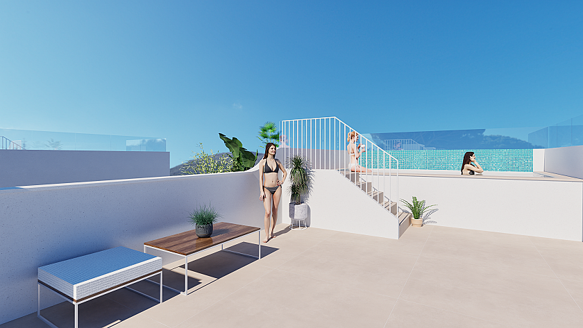 2 slaapkamer Appartement met dakterras in Torre de la Horadada - Vidando Estates