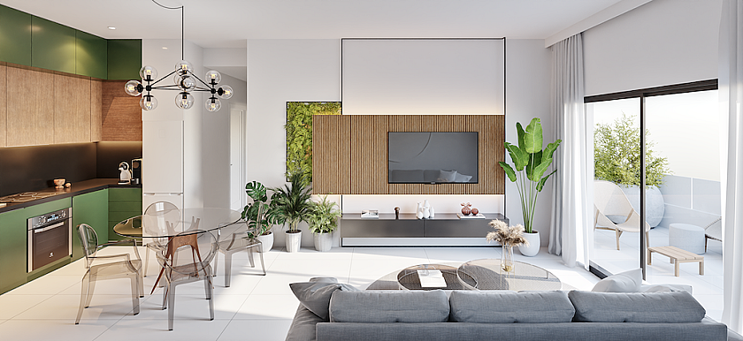 2 slaapkamer Appartement met terras in San Miguel de Salinas - Vidando Estates