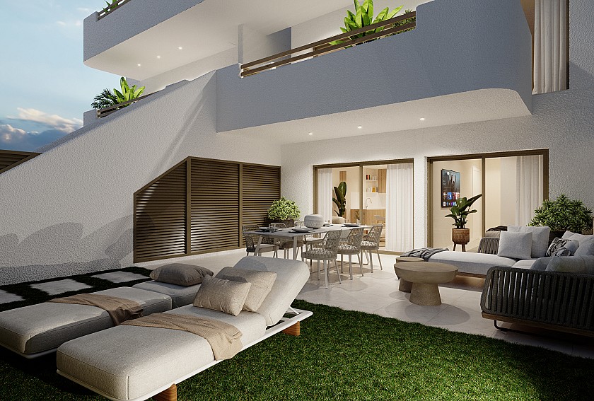 3 bedroom Apartment with garden in San Pedro Del Pinatar in Vidando Estates