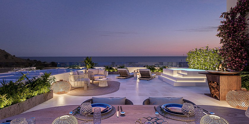 1 bedroom Apartment with terrace in Villajoyosa in Vidando Estates