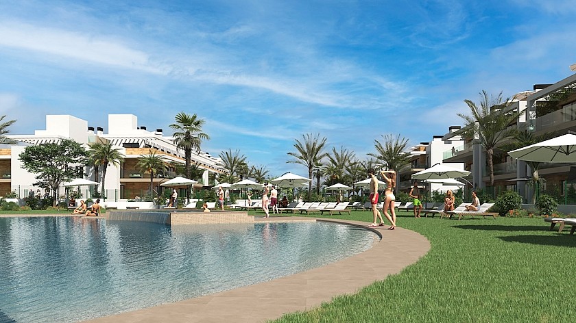 2 slaapkamer Appartement met terras in Los Alcazares - Vidando Estates