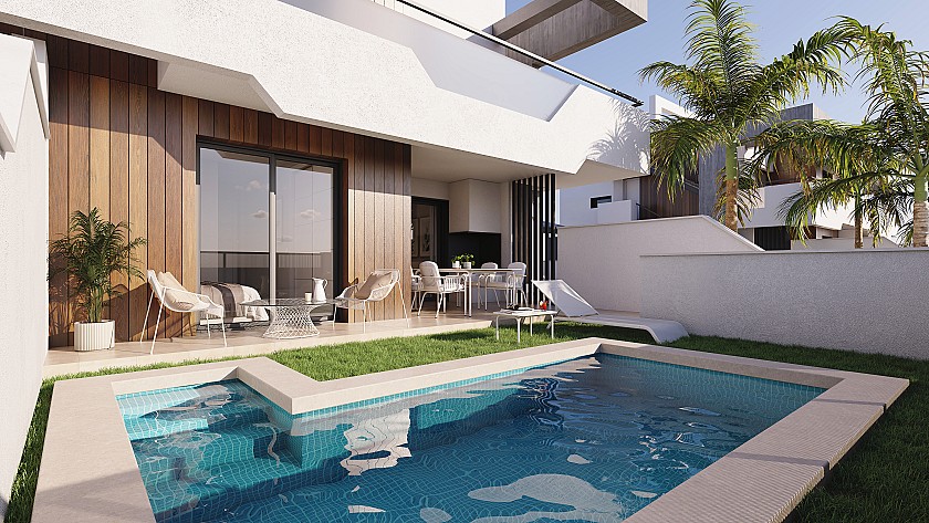 3 slaapkamer Appartement met tuin in Puerto de Mazarron - Vidando Estates
