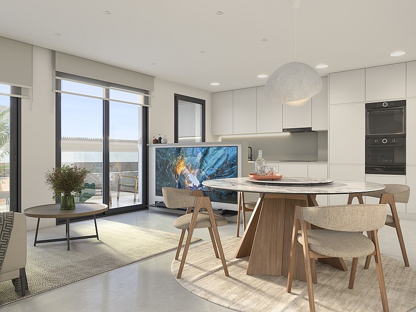 2 slaapkamer Appartement met terras in Santa Pola - Vidando Estates