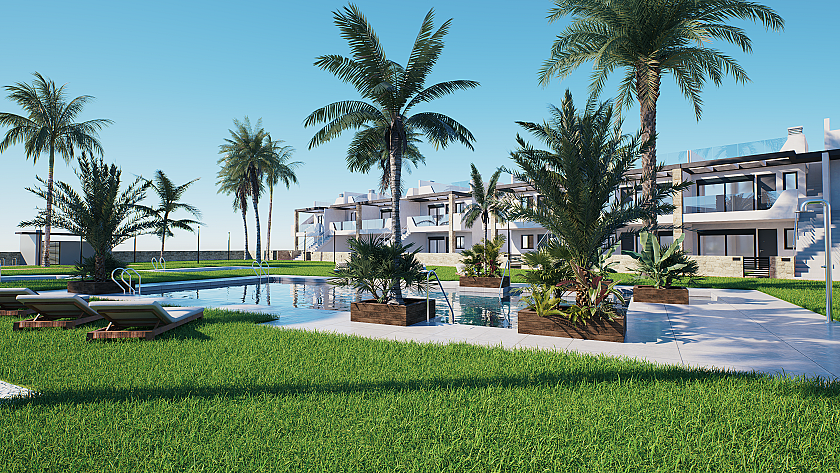 2 bedroom Apartment with garden in Pilar de la Horadada in Vidando Estates