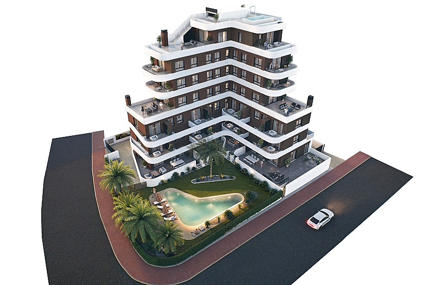 3 slaapkamer Appartement met terras in Guardamar del Segura - Vidando Estates