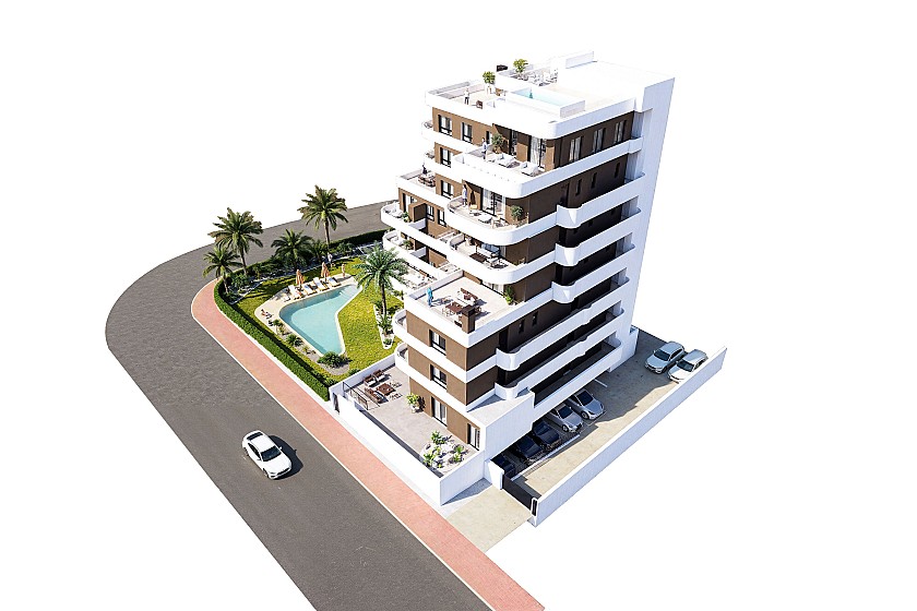 3 slaapkamer Appartement met dakterras in Guardamar del Segura - Vidando Estates
