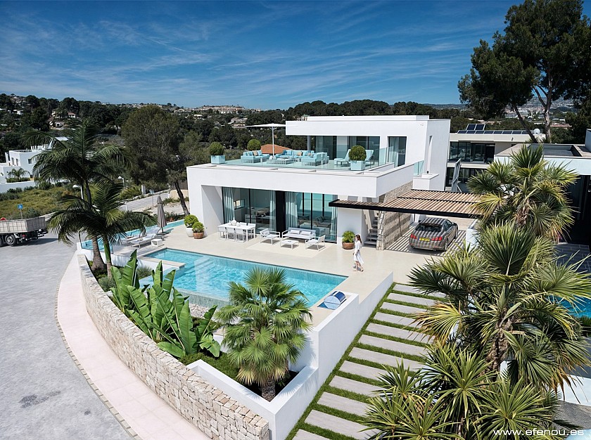 Spectaculaire nieuwbouw villa in Moraira - Vidando Estates