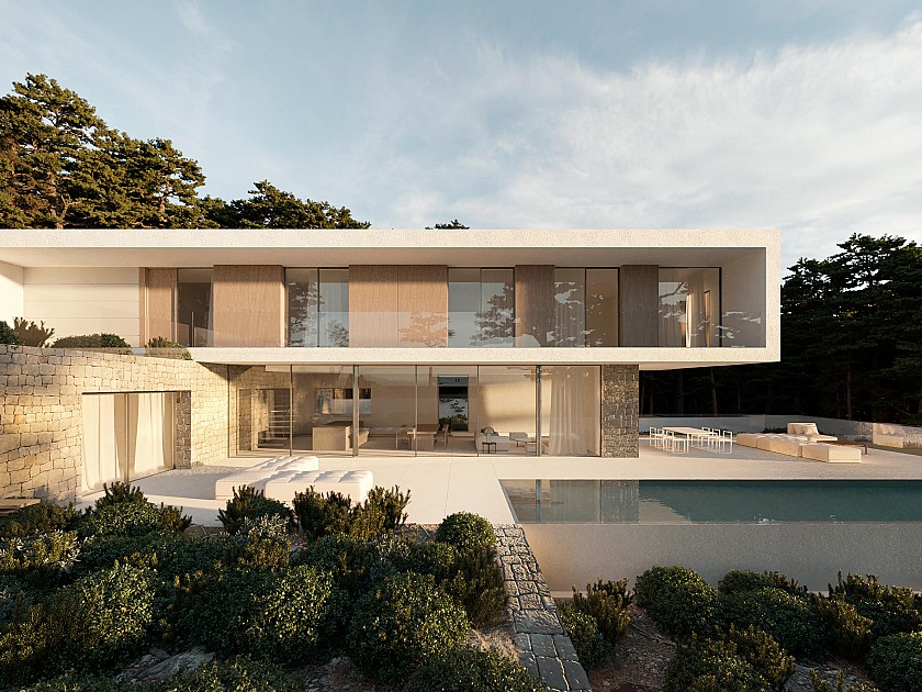 Luxe villa met zeezicht in Moraira, Costa Blanca Noord - Vidando Estates